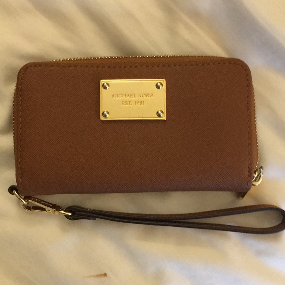 Authentic MK Tan Wallet